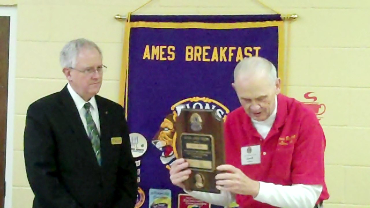 Paul Smith Presented Melvin Jones Award