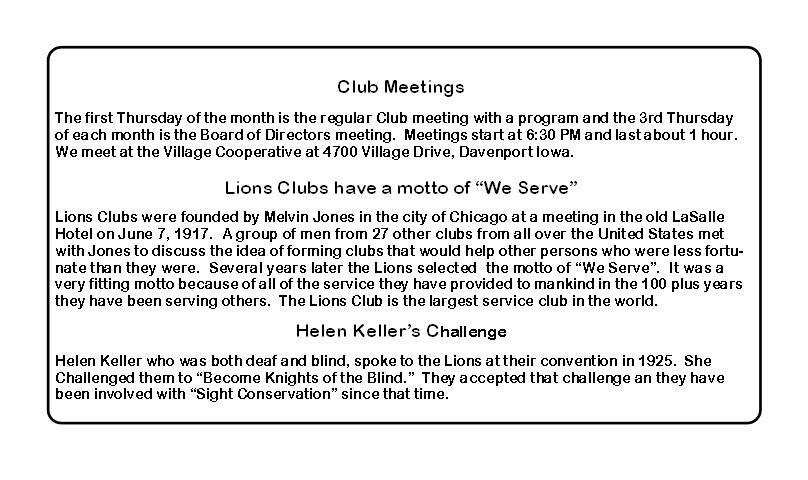 Club Meetings 10.18.21