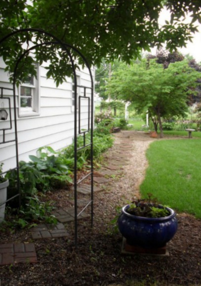 Arbor Leading to the Backyard