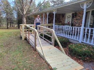Waverly Lions Build a New Ramp-3
